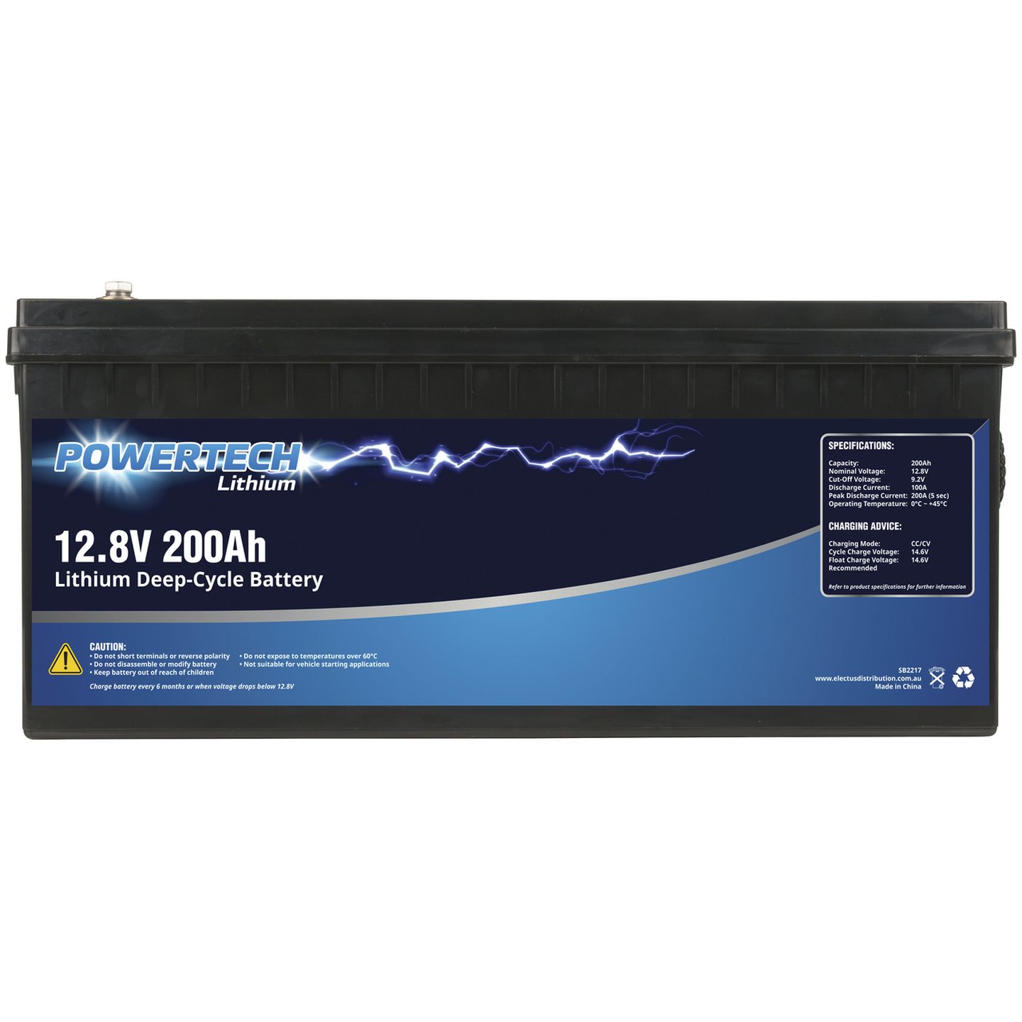 12.8V 200Ah Lithium Deep Cycle Battery