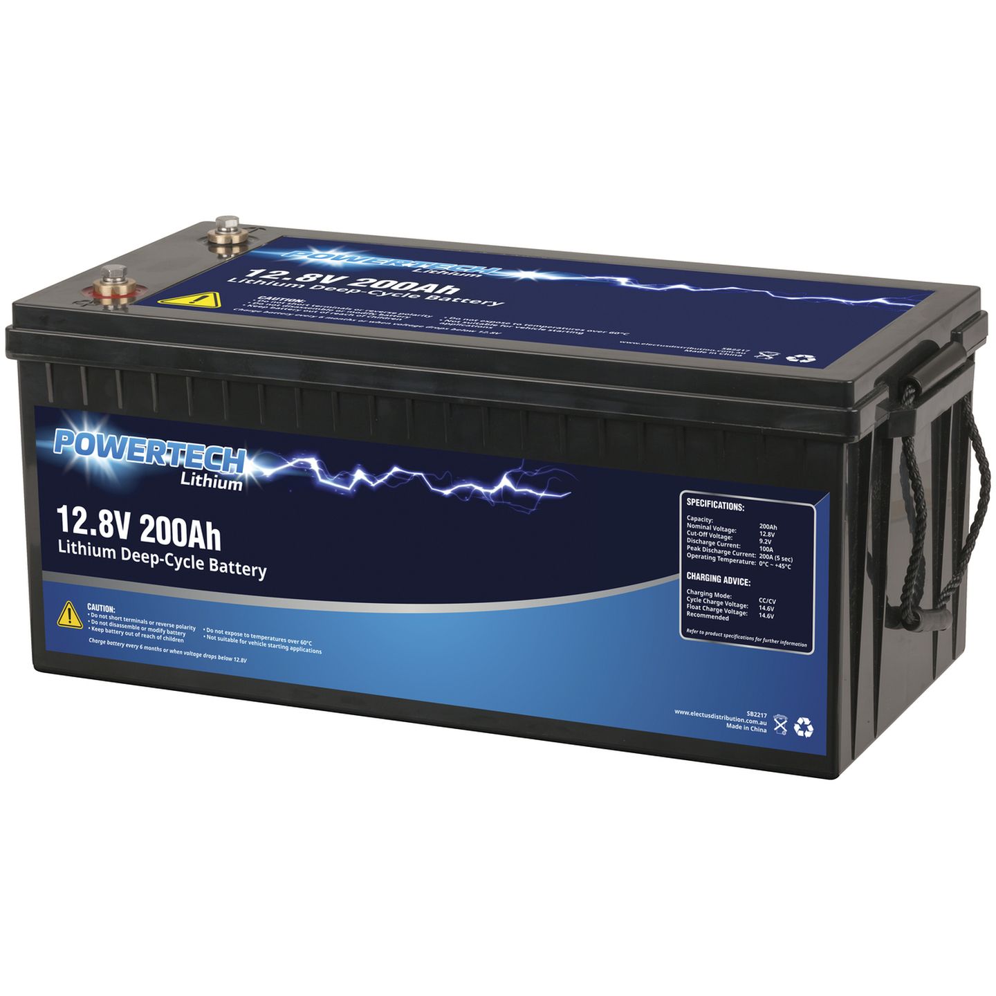 12.8V 200Ah Lithium Deep Cycle Battery