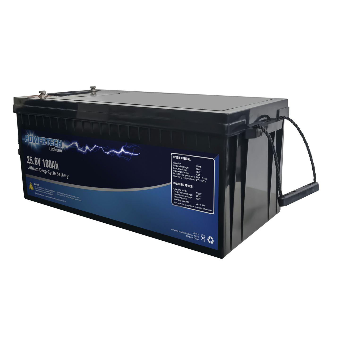 25.6V 100Ah Lithium Deep Cycle Battery