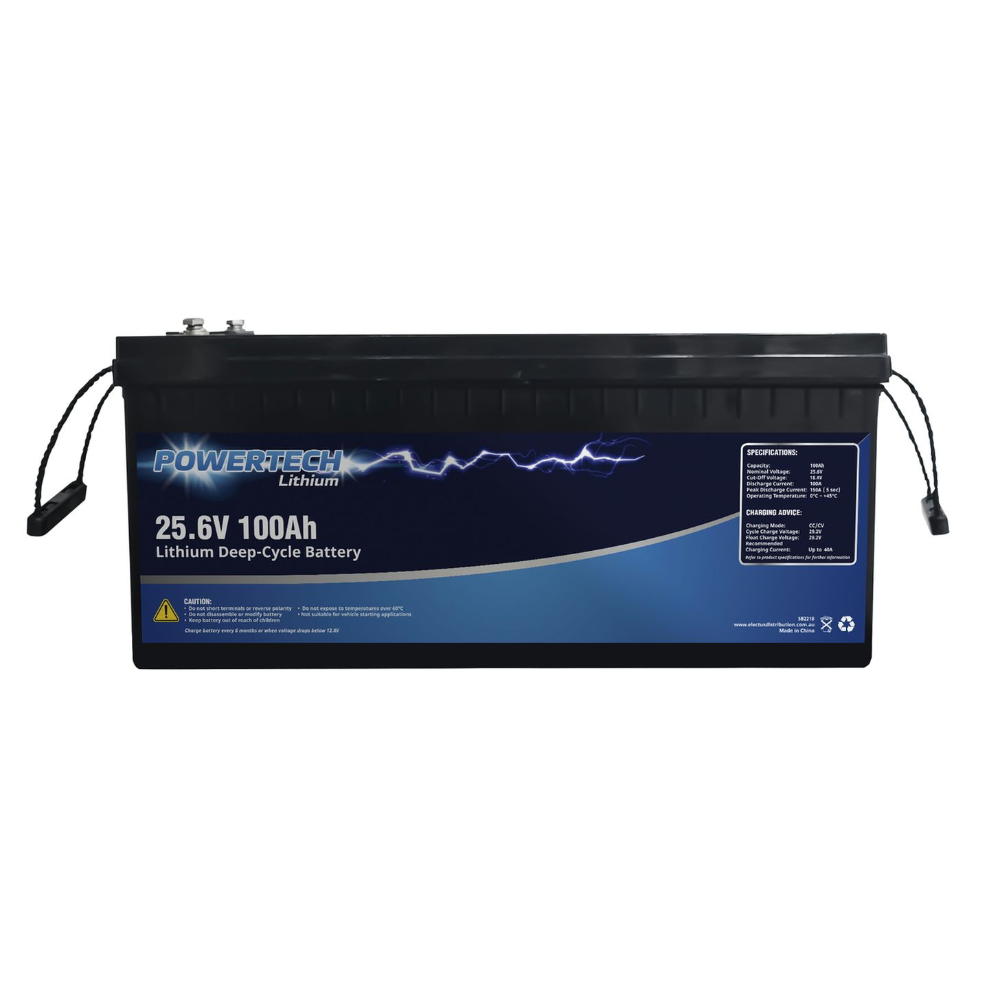 25.6V 100Ah Lithium Deep Cycle Battery