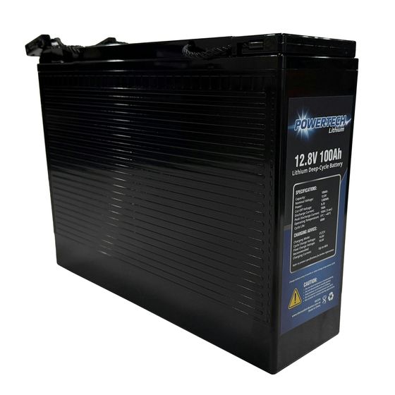 Jaycar 12V 100Ah Slimline Lithium Deep Cycle Battery – 6000+ Cycles