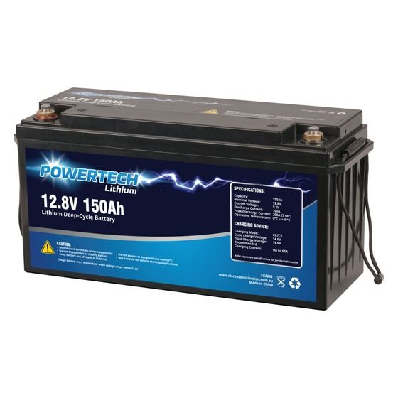 12.8V 150AH LITHIUM DEEP CYCLE BATTERY