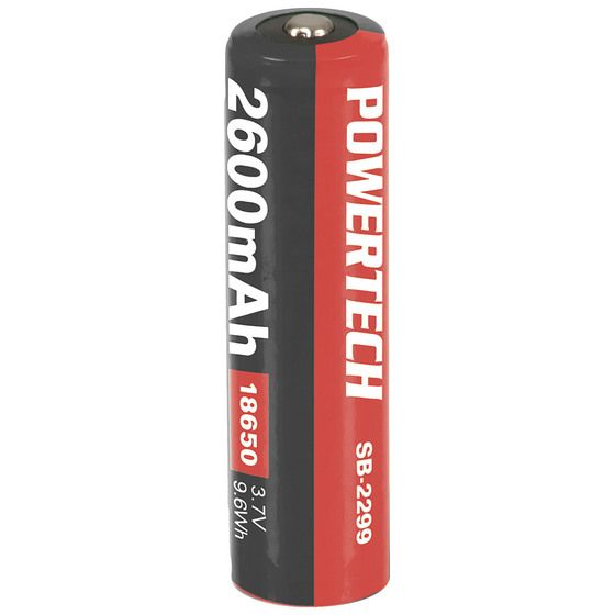 Jaycar 18650 Li-Ion Protected Battery – 3.7V 2600mAh