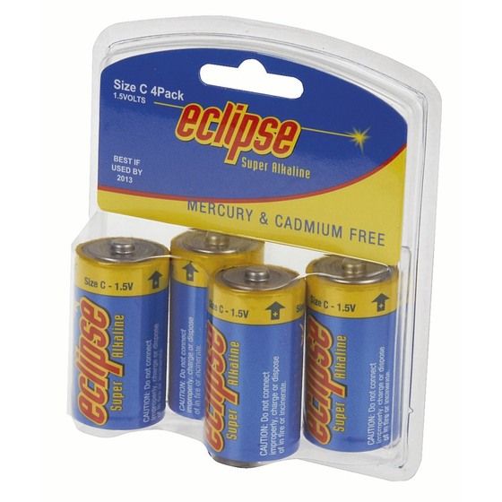 Eclipse Alkaline C Batteries – Pack of 4 | Jaycar