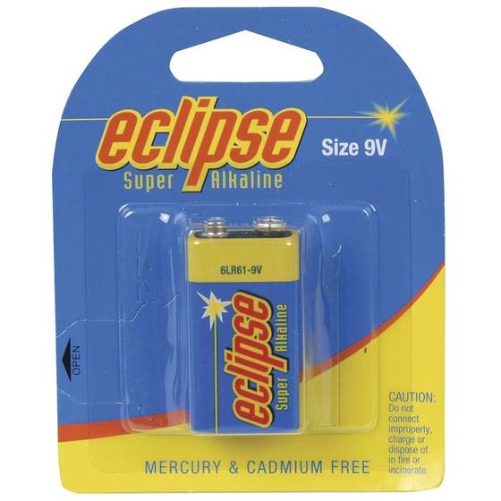 ECLIPSE 9V ALKALINE BATTERY