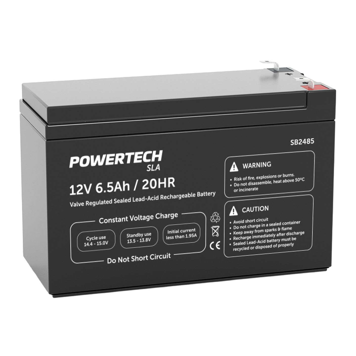 thumbnail image 2 of MIGHTY MAX BATTERY 12V 1.3Ah SLA Battery Replacement For Diamec DM12-1.3 - 3 Pack MAX3535918... 2 of 13