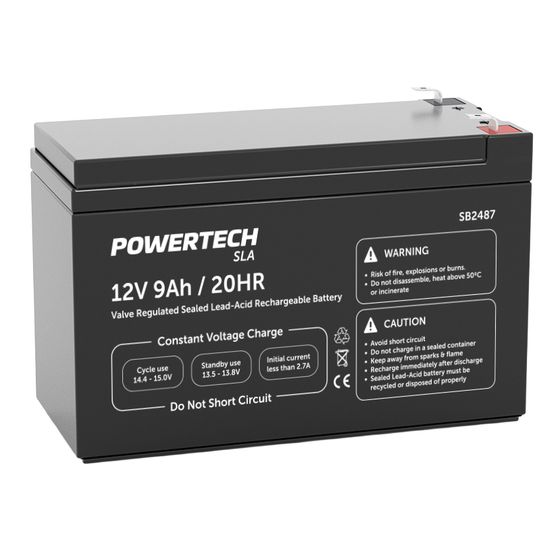 Jaycar 12V 9Ah SLA Battery for NBN, Alarm & UPS Backup