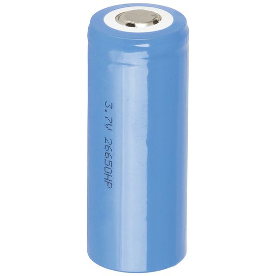 26650 RECHARGEABLE LI-ION BATTERY 5000MAH 3.7V NIPPLE