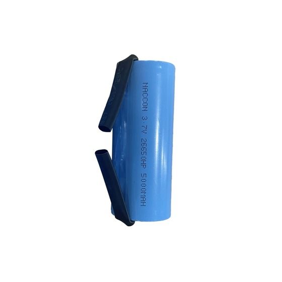 Jaycar 26650 Rechargeable Li-Ion Battery – 5000mAh 3.7V, Solder Tags
