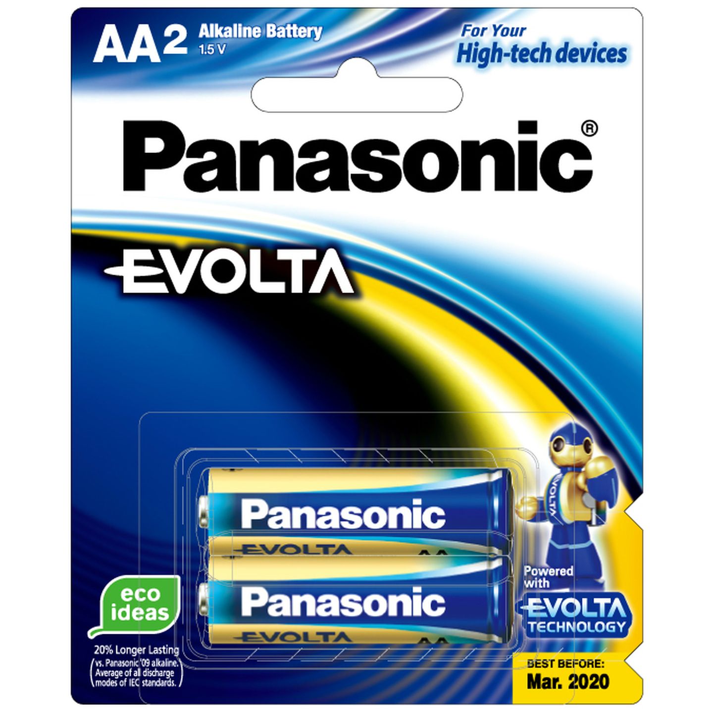 Panasonic Evolta AA Batteries - 2 Pack