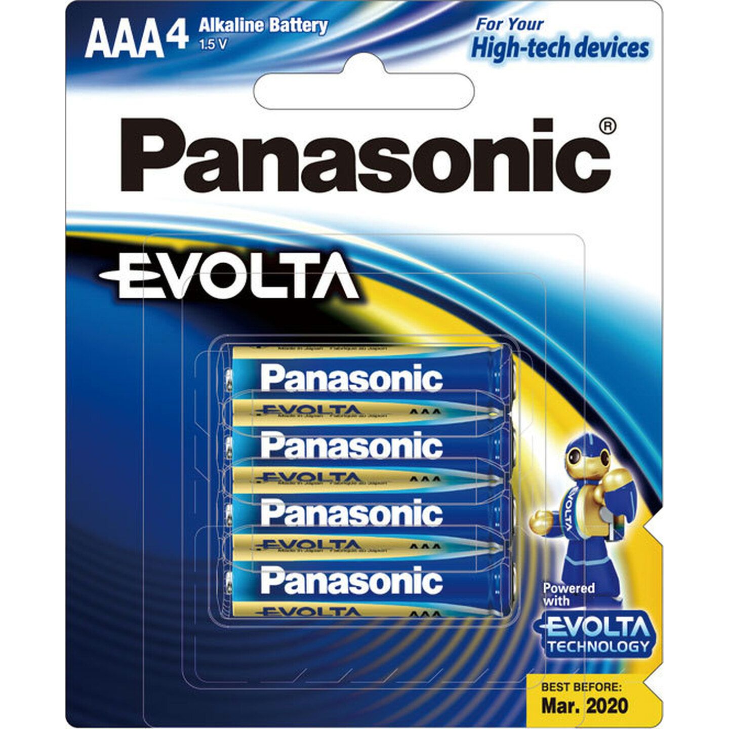 Panasonic Evolta AAA Batteries - 4 Pack