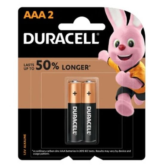 Duracell Coppertop AAA Alkaline Batteries – 2 Pack