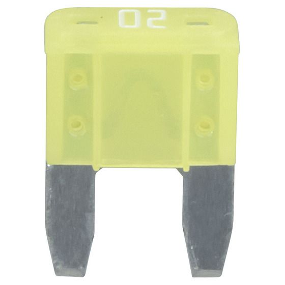 20A Yellow Mini Blade Fuse – Jaycar SF1916