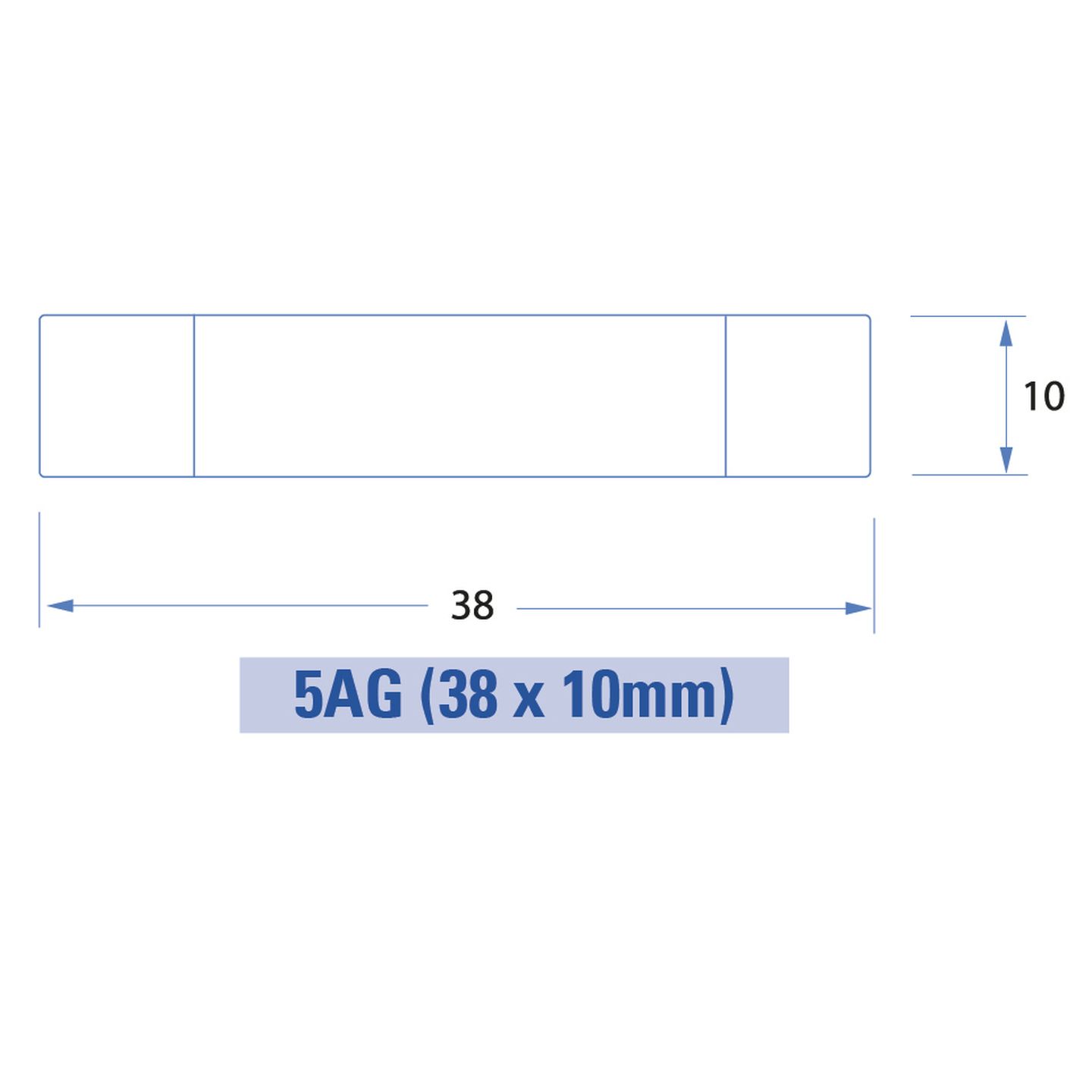 Gold Fuse 5AG 20 AMP