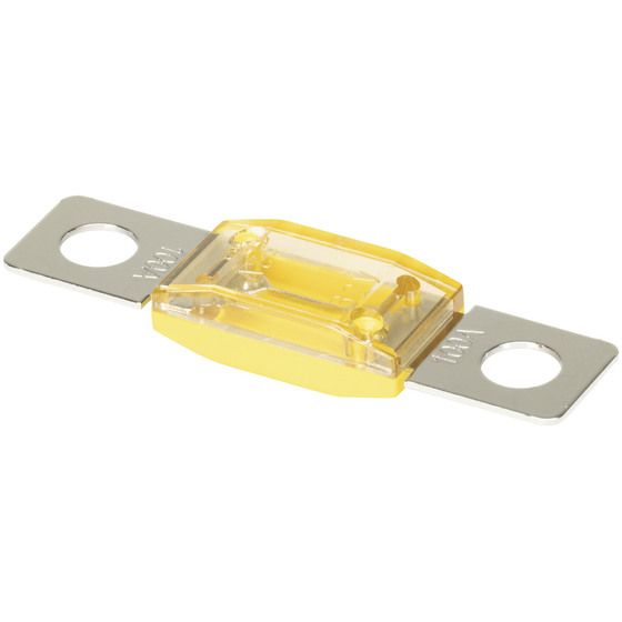 JAYCAR 100A Yellow MEGA Bolt Down Fuse – Slow Blow High Current Protection (SF2022)