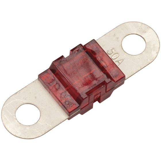 JAYCAR 50A Red MIDI Fuse – 32VDC Automotive Circuit Protection (SF2032)