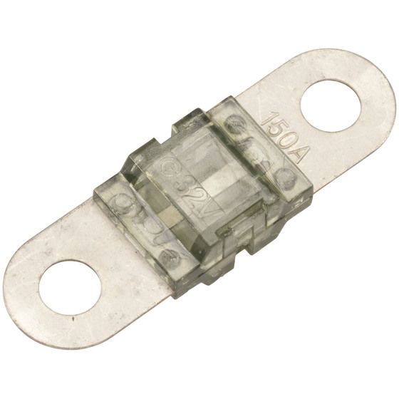Jaycar 150A Light Grey MIDI Fuse – 32VDC Max, Fits SZ2079 Bolt-Down Holder