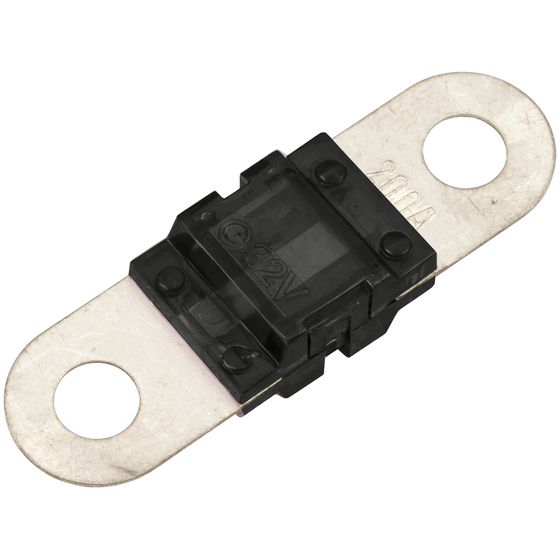Jaycar 200A Black MIDI Fuse – 32VDC Max, Fits SZ2079 Bolt-Down Holder