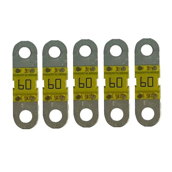 Victron Midi-Fuse 60A / 58V – Pack of 5 | M6 Terminals for PV Systems (CIP132080010)