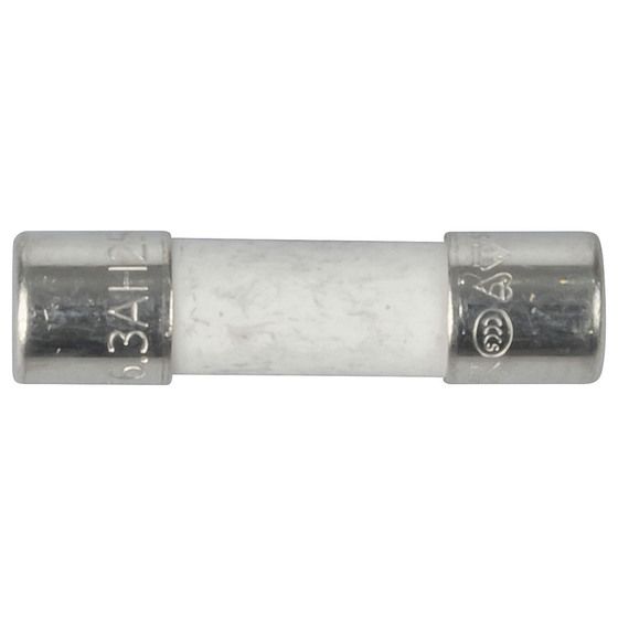 Jaycar 6.3A M205 Ceramic Fast Blow Fuse – Quick-Acting Overload Protection