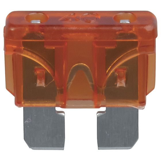 40A DARK ORANGE STANDARD BLADE FUSE
