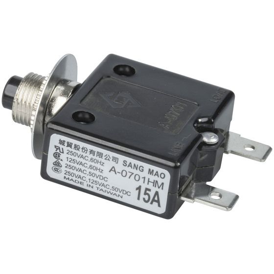 Jaycar 15A Circuit Breaker | 250VAC SAA Approved Manual Reset