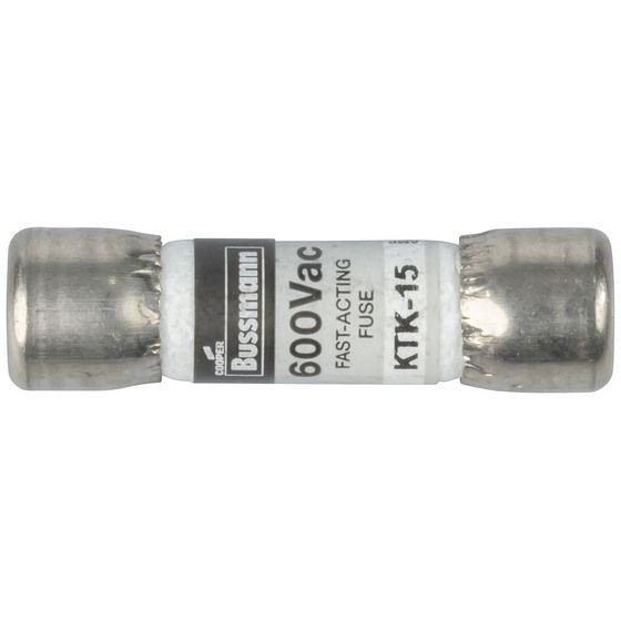 FAST ACTING CARTRIDGE FUSES - FOR USE IN MULTIMETERS - 15A 600V