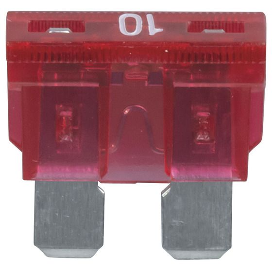 10A RED STANDARD BLADE FUSE WITH LED INDICATOR