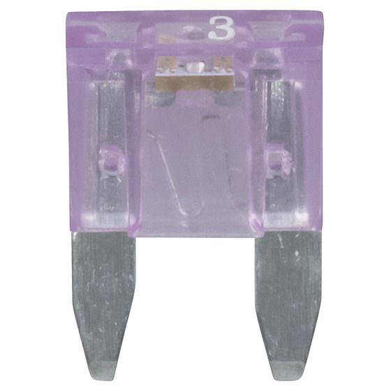 3A PINK MINI BLADE FUSE WITH LED INDICATOR