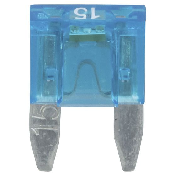 15A BLUE MINI BLADE FUSE WITH LED INDICATOR