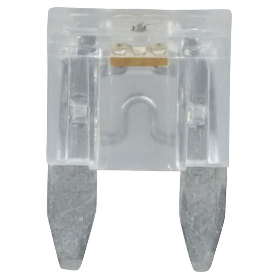 25A CLEAR MINI BLADE FUSE WITH LED INDICATOR