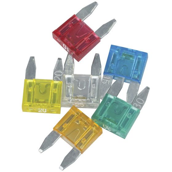Jaycar Assorted Mini Blade Fuse 6 Pack – Automotive & Marine Circuit Protection