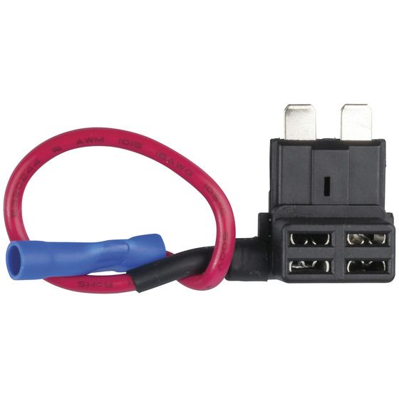 Jaycar Double Standard Blade Fuse Socket Wire Tap – 12VDC Power for Headrest Monitors & Gauges (30A + 10A)