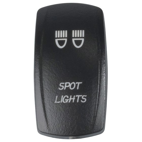 Jaycar Laser-Etched 'Spot Lights' Cover for Illuminated Rocker Switch