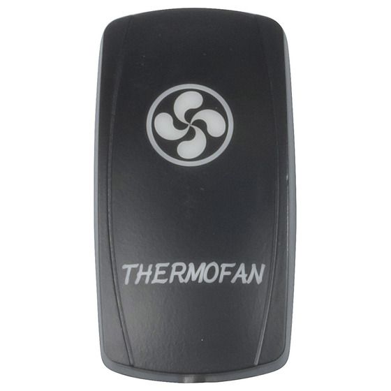 Jaycar Laser-Etched "Thermofan" Cover for Illuminated Rocker Switch