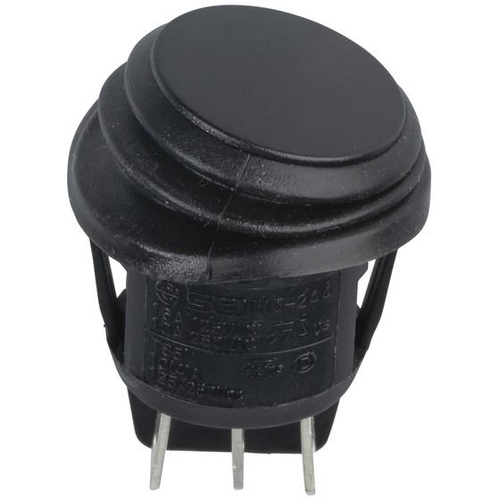 IP65 RATED ROUND ROCKER SWITCHES DPDT 250VAC 6A