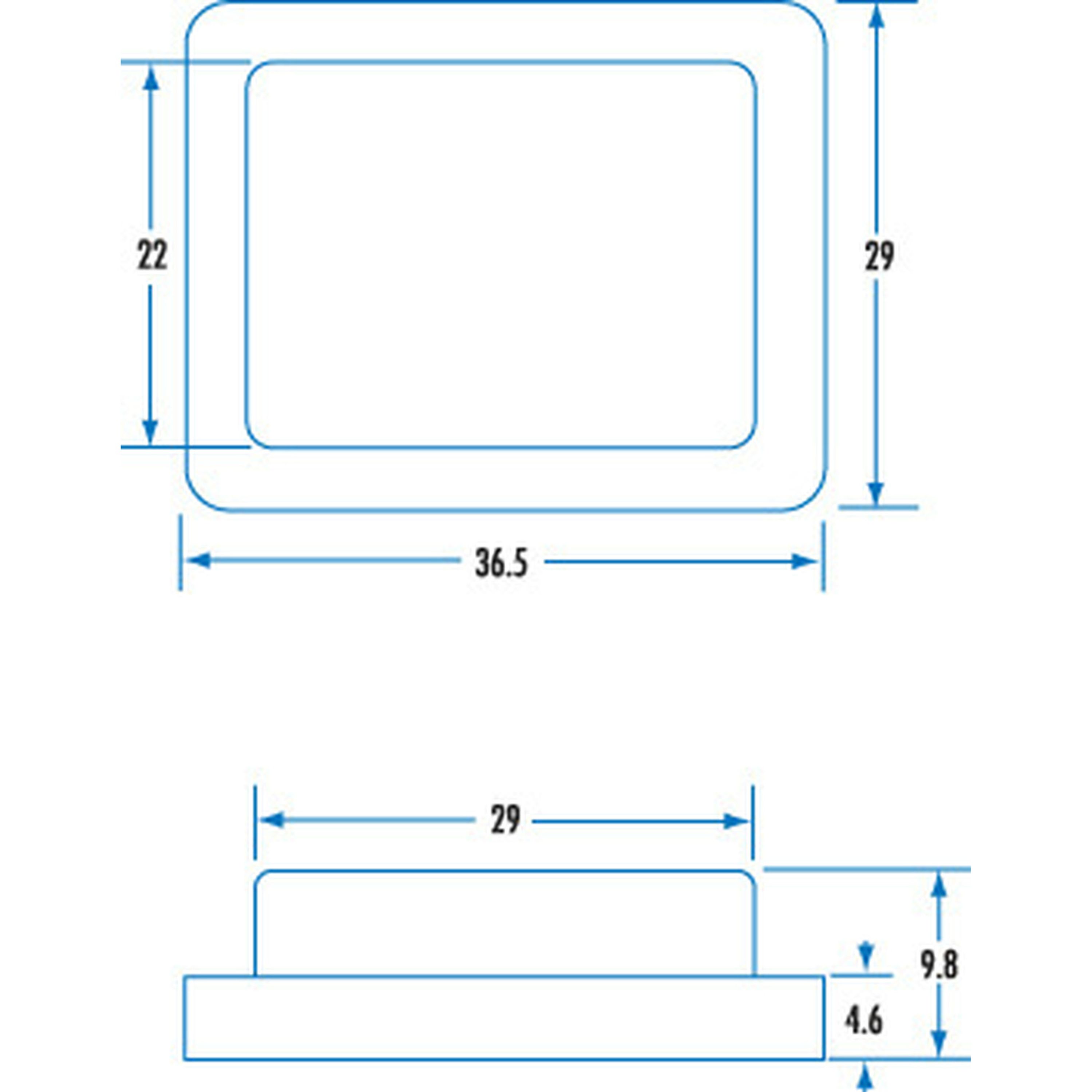 Waterproof Cap For Large Rocker Switches