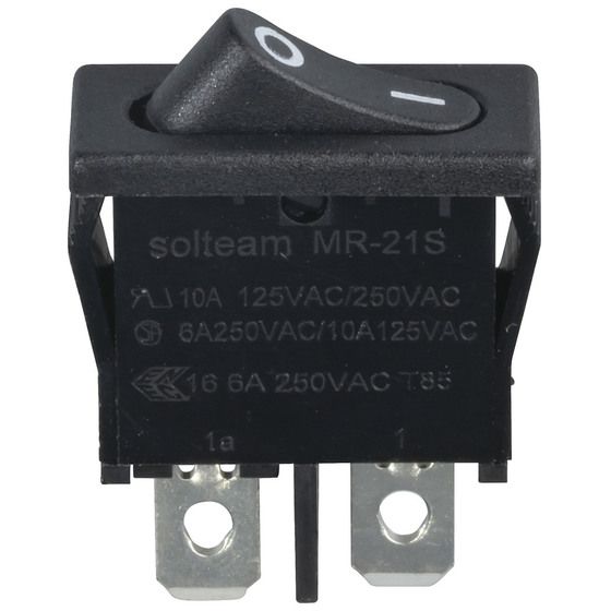 SPST Ultra Mini Rocker Switch | 250VAC 6A | Jaycar SK0975