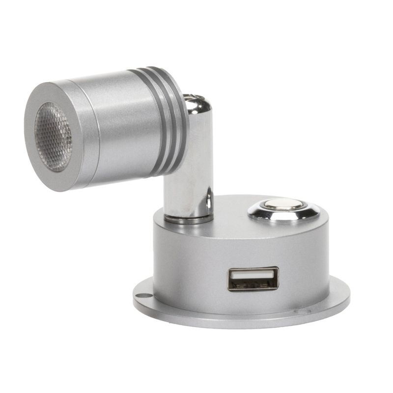 Reading Light Cool White 10-30DC 2.5W Silver Dimmable | Jaycar Australia