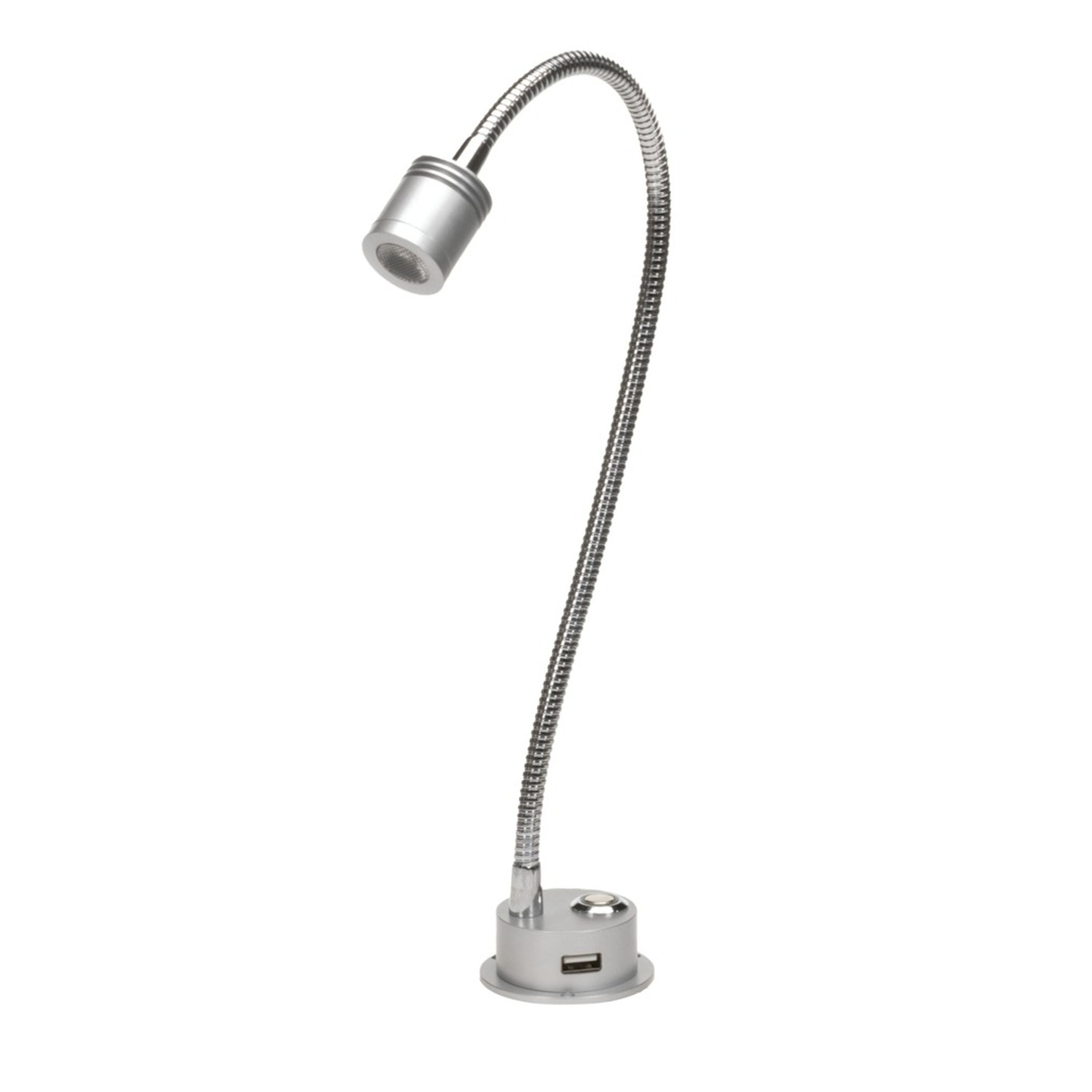 Reading Light Cool White 10-30DC 2.5W Silver Dimmable Length 40CM