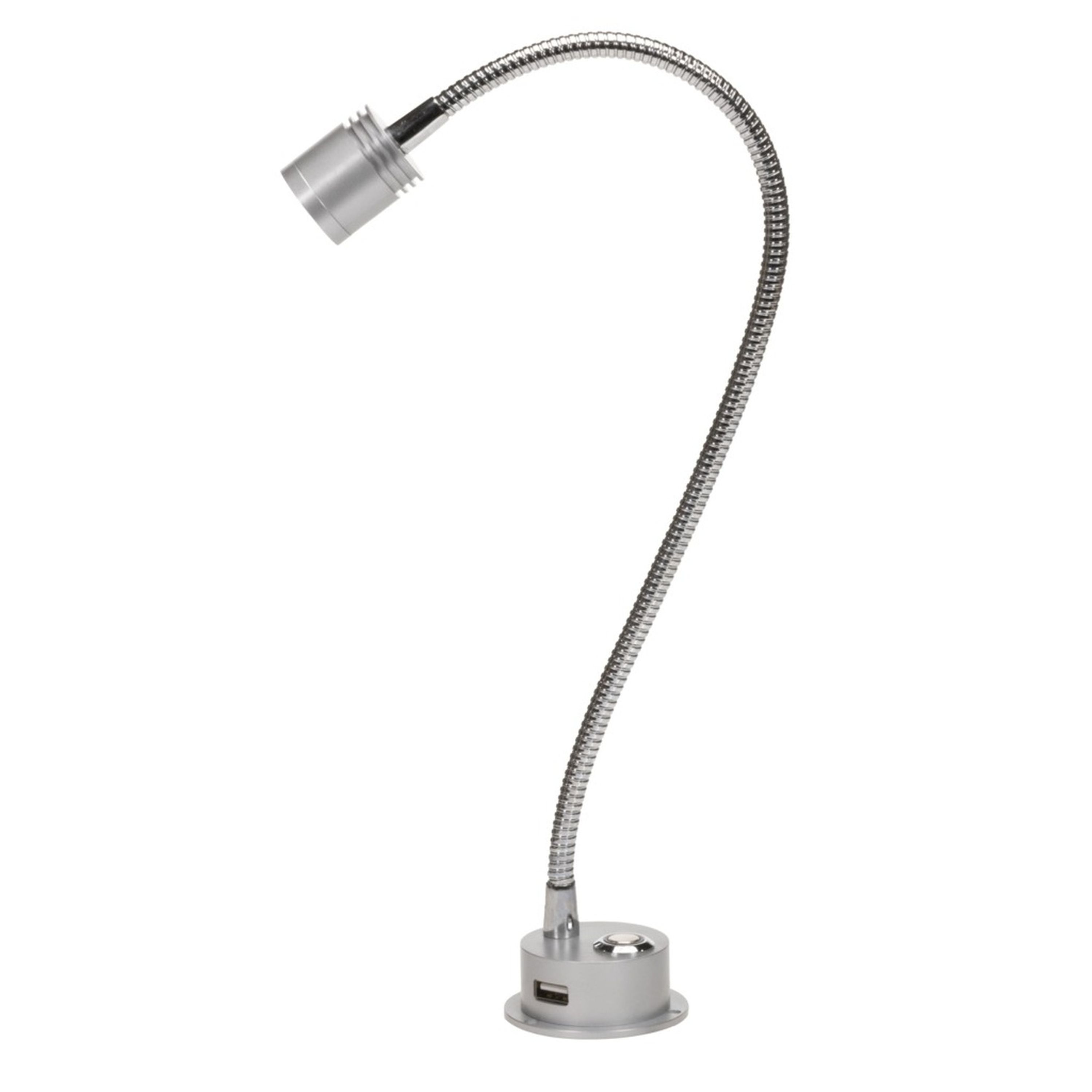 Reading Light Cool White 10-30DC 2.5W Silver Dimmable Length 40CM