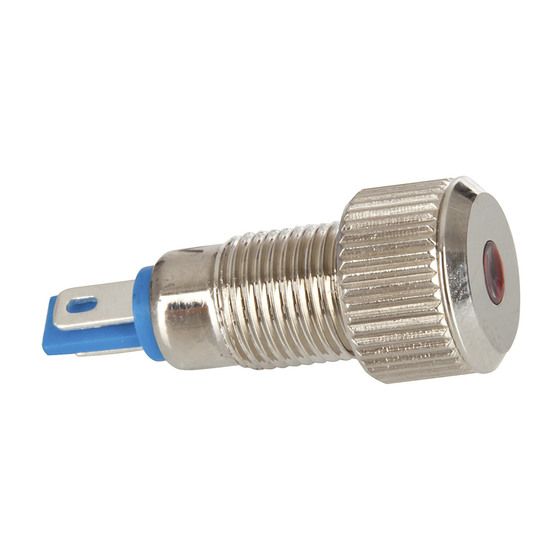 IP67 12V CHROME LED BEZEL, RED