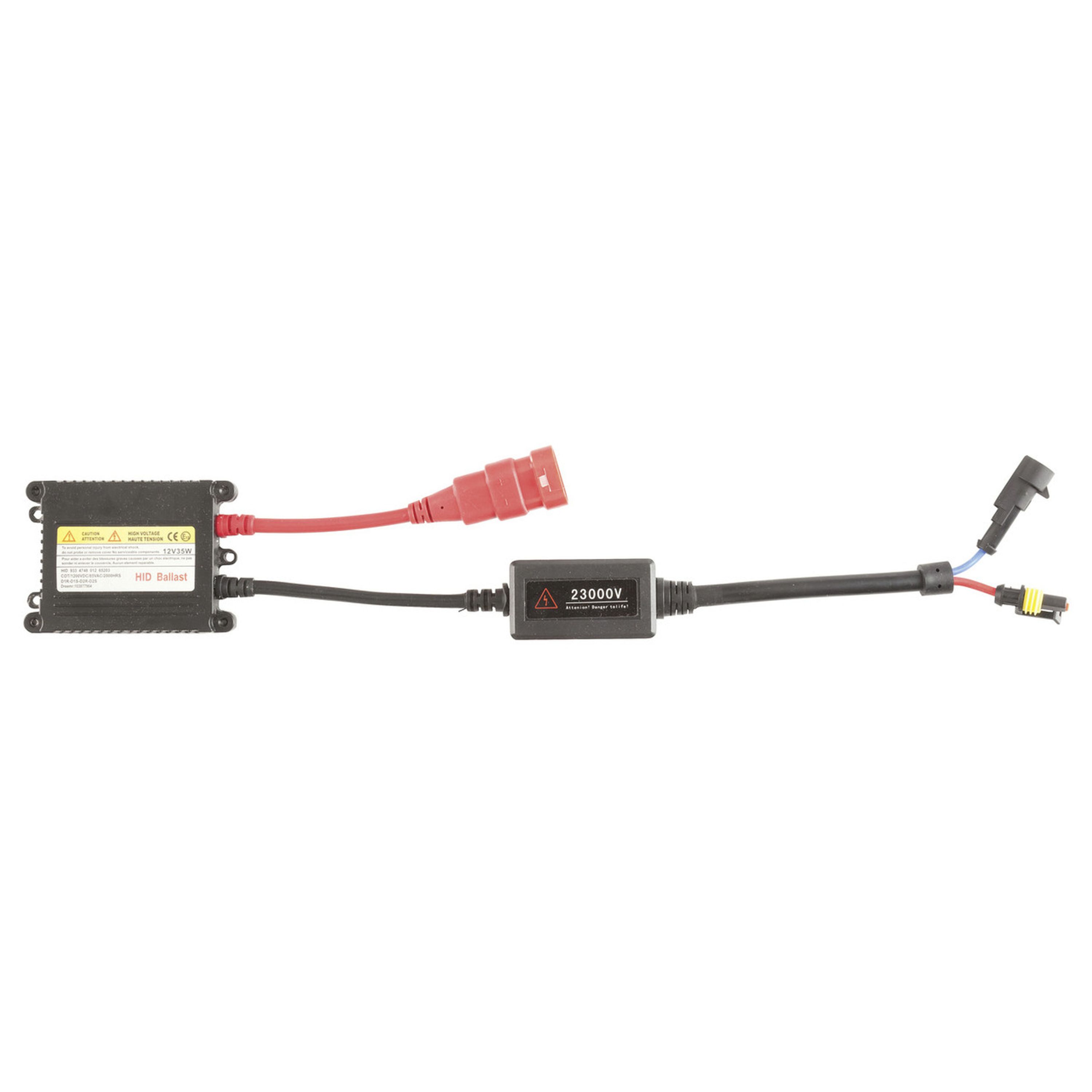 H4 Slim Ballast HID High Low Kit 12V 6000K