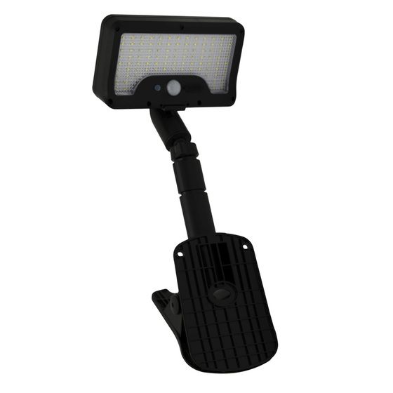 500LM SOLAR POWERED LED WORK LIGHT WITH CLAMP