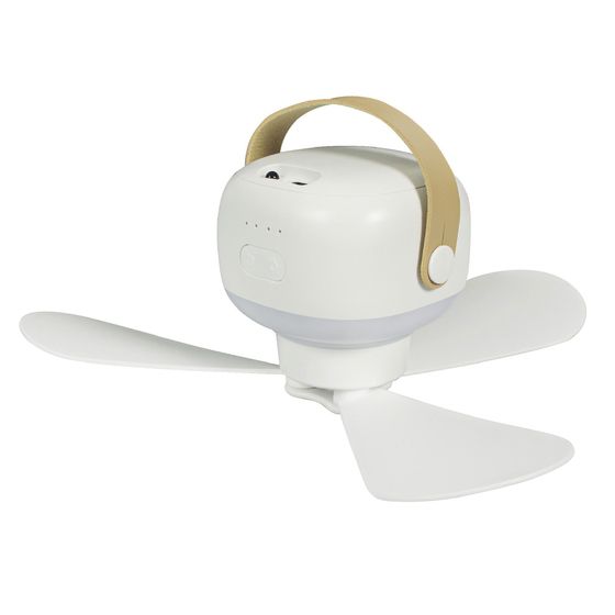 ROVIN RECHARGEABLE MULTIFUNCTIONAL PORTABLE SILENT CEILING FAN/LIGHT