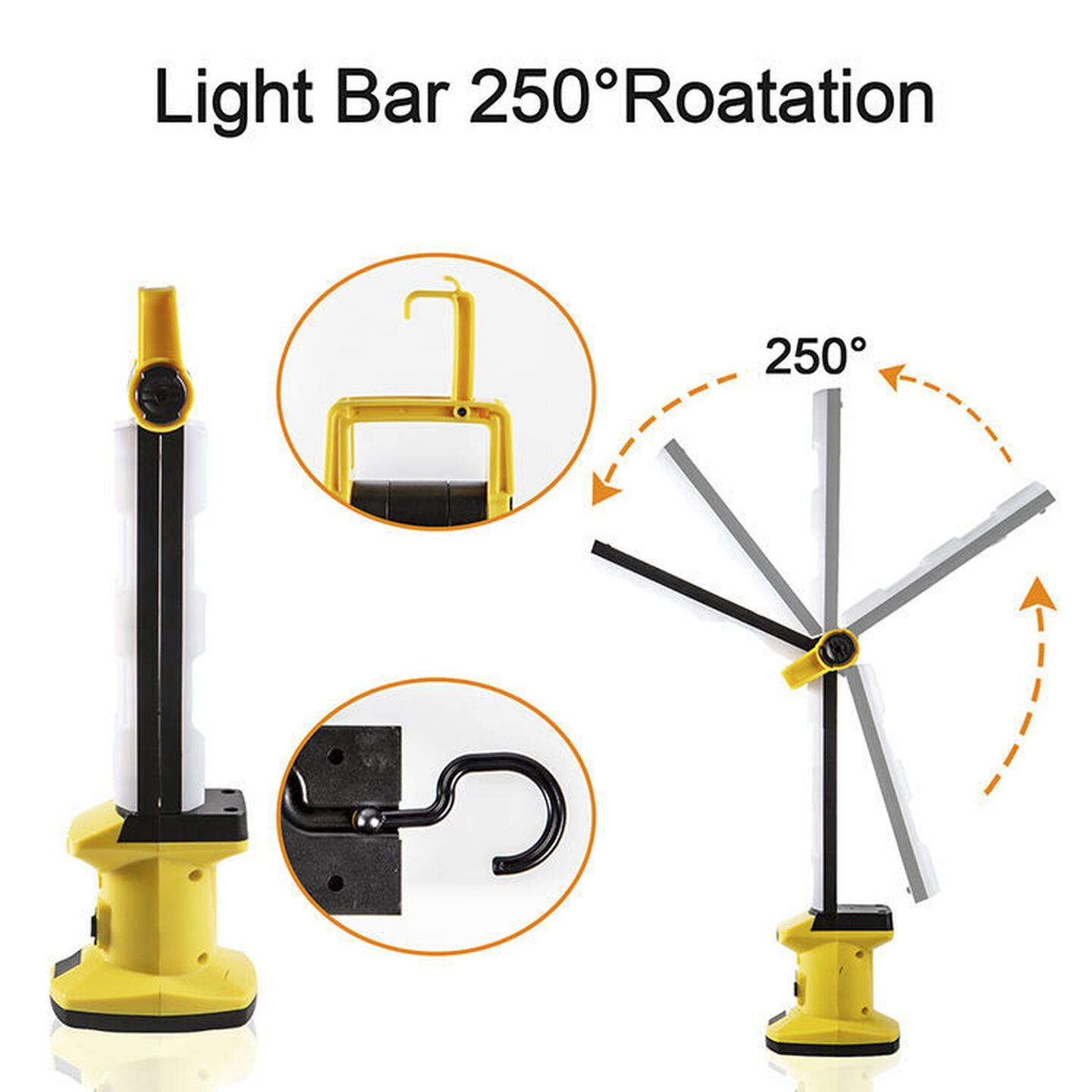 1500LM Rechargeable LED Under Hood Work Light