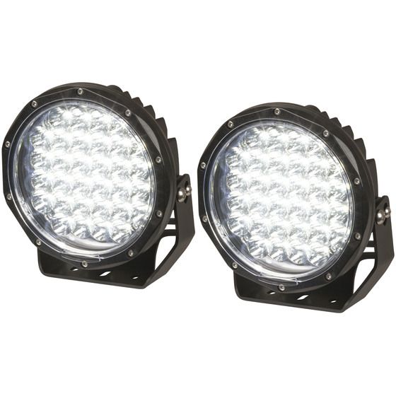 Jaycar 7" Solid LED Driving Light – 6,000 Lumen Combo Beam (Pair)