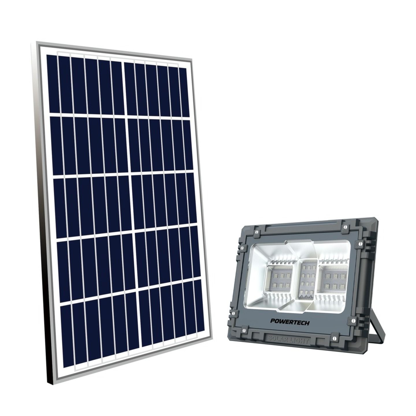 60W Solar Rechargeable RGB LED Flood Light