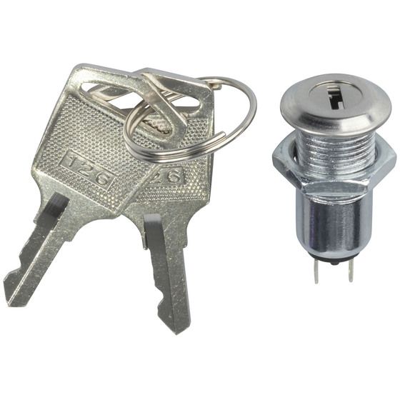 Jaycar Mini Barrel Key Switch – Compact Lockout for Tight Spaces (SM1027)