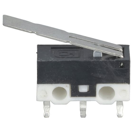 JAYCAR SPDT Sub-Miniature Micro Switch – Lever Actuator, 3A 125VAC